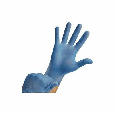 LRG- BLUE VINYL PW FREE GLOVES